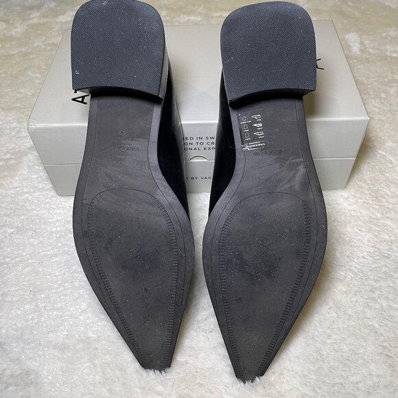 Vagabond Atelier Samira Lace-up Pointed Toe Shoes in Black, Size US 9 EU 39 - Picture 7 of 11